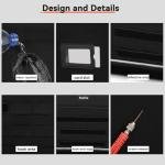 Dcyfus 145L Extra Large Duffle Bag, 38"Heavy Duty Duffle Bag, Duffle Bag for Travel, Baseball Duffel Bag, Gym Duffle Bag, Large Sports Duffle Bag,Sports Equipment Storage Bag with ShoulderStrap(Black)