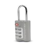 Samsonite 3-Dial Combination Lock, TSA Approved Travel Lock, Light Grey