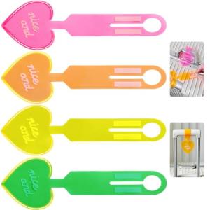 EBUKTUK 4pcs, Luggage Tags, Luggage Tag for Suitcase to Quickly Spot Luggage, Baggage Tag, Air Travel and Cruise Essentials Bag Tags with Name and Number, PVC Fluorescent Effect, Not Afraid of Losing