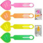 EBUKTUK 4pcs, Luggage Tags, Luggage Tag for Suitcase to Quickly Spot Luggage, Baggage Tag, Air Travel and Cruise Essentials Bag Tags with Name and Number, PVC Fluorescent Effect, Not Afraid of Losing