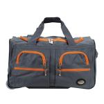 Rockland Rolling Duffel Bag, Charcoal, 22"