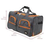 Rockland Rolling Duffel Bag, Charcoal, 22"