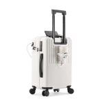 2024 New Durable Luggage Sets Suitcase Front Open TSA Lock USB Slient Spinner Wheel Charging Men Carry-On Travel 20/22/24/26