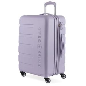 SwissGear 7366 Signature Hardside Expandable Luggage with Spinner Wheels, TSA Lock, Evening Haze, Checked-Medium 23-Inch