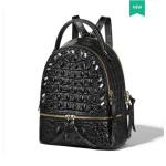 gete 2025 new crocodile leather backpack for ladies leisure travel small backpack zip bag for ladies women backpack