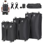 ESCRODOI Vacuum Bags for Travel with Pump, 3-Size Set Reusable Vacuum Compression Bags for Luggage, Space Saver IP67 Waterproof Vacuum Packing Cubes for Suitcase&Backpack, Black