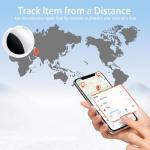 2 Pack Tracker Tags [Apple MFi Certified] Pair with Apple Find My (iOS Only) Bluetooth Air Smart Tags Key Finder Item Locator Waterproof Finder Worldwide Tracking for Pets Wallet Backpack Dogs Luggage