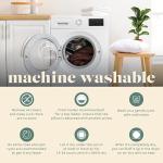 ComfyDown Goose Down Travel Pillow - Filled with 800 Fill Power European Goose Down, Egyptian 300 Thread Count 100% Cotton Cover for Plane car & Home - Made in USA (12x16)