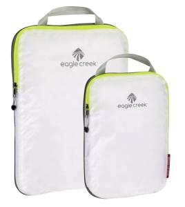 Eagle Creek Pack-It Specter Compression Packing Cubes Set, White/Strobe - Small/Medium