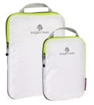 Eagle Creek Pack-It Specter Compression Packing Cubes Set, White/Strobe - Small/Medium