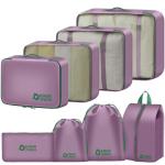 8 Set Packing Cubes for Travel Suitcase Organizer Bags Luggage Packing Cubes Set Travel Essentials Accessories Gifts for Women