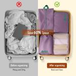 8 Set Packing Cubes for Travel Suitcase Organizer Bags Luggage Packing Cubes Set Travel Essentials Accessories Gifts for Women
