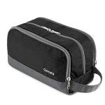 Gonex Travel Toiletry Bag Nylon, Shaving Bag Toiletry Organizer Black