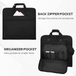 Garment Bags for Travel,46.5'' Waterproof Carry on Garment Bag for Hanging Clothes,Foldable Suit Bag for Travel Business