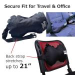 Travel Lumbar Support Pillow for Airplane Comfort