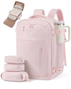 LOVEVOOK Travel Backpack for Women Men with Garment Bag, 40L Carry on Backpack as TSA Personal Item Flight Approved, Luggage Daypack Fits 17.3" Laptop, Overnight Business Weekender Travel Essential