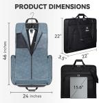Large Travel Garment Bag with Shoulder Strap