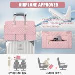 Travel Duffle Bag, Weekender Bags for Women with Shoe Compartment & Wet Toiletry Pocket , Carry on Overnight Hospital Bag for Woman Labor Delivery, Gym, Trip, Ideal Christmas Gift for Women Pink