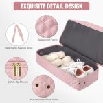 Travel Duffle Bag, Weekender Bags for Women with Shoe Compartment & Wet Toiletry Pocket , Carry on Overnight Hospital Bag for Woman Labor Delivery, Gym, Trip, Ideal Christmas Gift for Women Pink