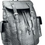 Authentic crocodile leather travel backpack unisex large schoolbag real crocodile leather fashion brand design men's backpack