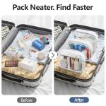 PACKISM TSA Approved Clear Toiletry Bag Set