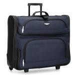 Travel Select Amsterdam Expandable Rolling Upright Luggage, Navy, Garment Bag