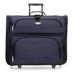 Travel Select Amsterdam Expandable Rolling Upright Luggage, Navy, Garment Bag