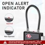 Diyife TSA Locks for Luggage, [2 Pack] TSA Approved Luggage Locks with TSA-008, Open Alert Indicator, 4 Digit Combination TSA Travel Lock with Zinc Alloy Body Lock for Suitcase, Bag, Backpack, Black