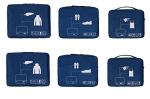 Packing Cubes Set Travel Luggage Organizers Suitcase Lightweight Accessories Navy Blue