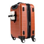 Wrangler 20" Piece USB Port Cup Holder Carry-On Luggage