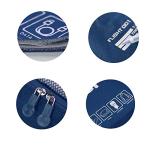 Packing Cubes Set Travel Luggage Organizers Suitcase Lightweight Accessories Navy Blue