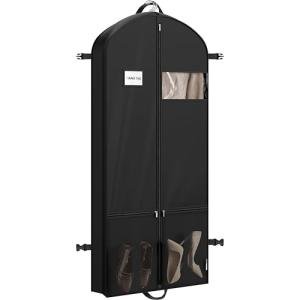Simple Houseware 60-Inch Heavy Duty Garment Bag with Pockets for Suits, Tuxedos, Dresses, Coats
