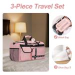 MAXTOP Travel Duffle Bag for Women Carry On Tote Weekender Overnight Bag Large Capacity Duffel Bag With Shoe Compartment,Gym Tote Bag with Dry and Wet Separation