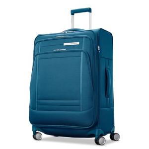 Samsonite UpLIFT Lightweight Medium Checked Softside Luggage with Spinner Wheels - Expandable - Airline-Approved, Polyester Soft Suitcase for Ultra Light Travel - Cerulean Blue
