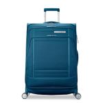 Samsonite UpLIFT Lightweight Medium Checked Softside Luggage with Spinner Wheels - Expandable - Airline-Approved, Polyester Soft Suitcase for Ultra Light Travel - Cerulean Blue