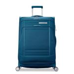 Samsonite UpLIFT Lightweight Medium Checked Softside Luggage with Spinner Wheels - Expandable - Airline-Approved, Polyester Soft Suitcase for Ultra Light Travel - Cerulean Blue