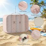 BLINGCOOL 8 Set Packing Cubes for Travel with Clear Toiletry Bag, Durable Luggage Packing Organizers, Carry-On Accessories, TSA Approved See-Through Cubes, Space-Saving Storage Bags, Gifts for Women