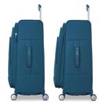 Samsonite UpLIFT Lightweight Medium Checked Softside Luggage with Spinner Wheels - Expandable - Airline-Approved, Polyester Soft Suitcase for Ultra Light Travel - Cerulean Blue