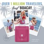 BOACAY Hanging Travel Toiletry Bag for Women and Men, Makeup Bag, Bathroom & Shower Organizer Kit for Accessories, Cosmetics, Travel Essentials