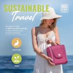 BOACAY Hanging Travel Toiletry Bag for Women and Men, Makeup Bag, Bathroom & Shower Organizer Kit for Accessories, Cosmetics, Travel Essentials