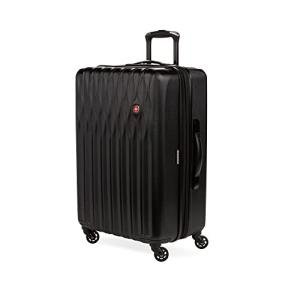 SwissGear 8018 Expandable Luggage, Hard Shell Medium Luggage with Spinner Wheels