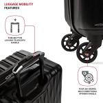 SwissGear 8018 Expandable Luggage, Hard Shell Medium Luggage with Spinner Wheels