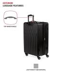 SwissGear 8018 Expandable Luggage, Hard Shell Medium Luggage with Spinner Wheels