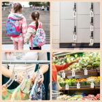 100 Pcs Plastic Shipping Tags, 2.44 x 1.45 Inch Writable Blank Hanging Tags with Sealing Strap, Waterproof Sealing Shipping Labels for Luggage Logistic Keys Information Identity, White