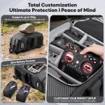 FPV Drone Backpack 40L Professional Travel Shoulder Bag for FPV Racing Quadcopter/DJI Avata/Transmitter/Goggles/15.6'' Laptop