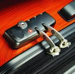 Samsonite Winfield 2 Hardside Expandable Luggage with Spinner Wheels, Orange, Checked-Medium 24-Inch