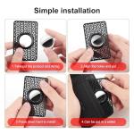 [Ultra Thin] for Airtag Wallet Holder 2 Pack, Airtag Holder, 0.1 inch Thickness, Airtag Wallet Case Slim Thin Card Case for Purse, Handbag, Backpack Wallet, Clutch (Black)