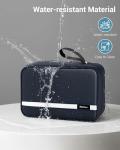 Maliton Toiletry Bag for Men & Women Large Toiletry Bags for Traveling Hanging Toiletry Bag Hygiene Bag with 4 Compartments Waterproof Bathroom Shower Bag (Navy Blue)