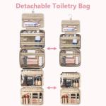 urophylla Detachable Travel Toiletry Bag for Women - Large Toiletry Bags for Traveling Women - Hanging Makeup Cosmetic Bag, Organizer for Travel Accessories Cruise Essential - Travel Size Toiletries