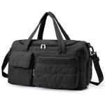 Gym Bag for Women, Cute Travel Duffel Bag with Shoe Compartment & Wet Pocket, Lightweight Puffer Weekender Overnight Bag, Travel Carry On for Sport, Hospital, Yoga
